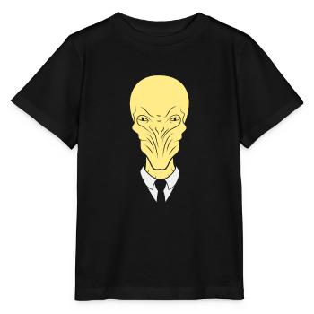 the silence will fall - Stanley/Stella MINI CREATOR Kids’ T-Shirt - black - Front - Mikhail (115cm)