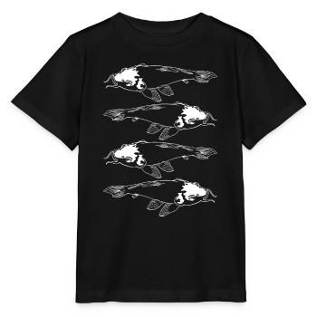 Koi Carp Koi Meaning Koi Carp Tattoo Koi - Stanley/Stella MINI CREATOR Kids’ T-Shirt - black - Front - Mikhail (115cm)