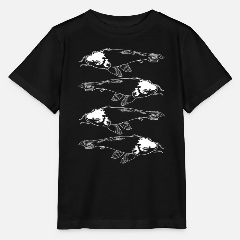 Koi Carp Koi Meaning Koi Carp Tattoo Koi - Stanley/Stella MINI CREATOR Kids’ T-Shirt - black
