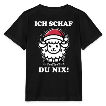 mouton drôle de dicton - T-shirt bio MINI CREATOR Stanley/Stella Enfant - noir - Devant - Mikhail (115cm)