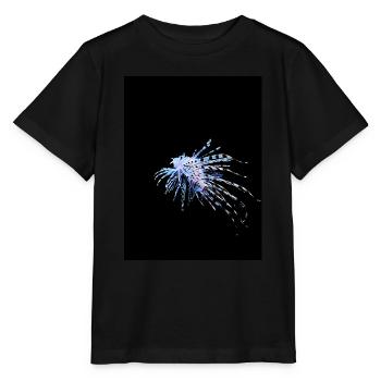 Ein Feuerfisch auf schwarzem Hintergrund - Stanley/Stella Kinder T-Shirt MINI CREATOR  - Schwarz - Vorne - Mikhail (115cm)