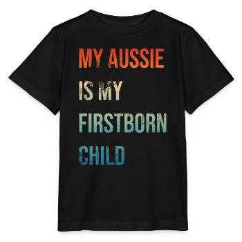 Aussie Firstborn - Stanley/Stella Kinder T-Shirt MINI CREATOR  - Schwarz - Vorne - Mikhail (115cm)