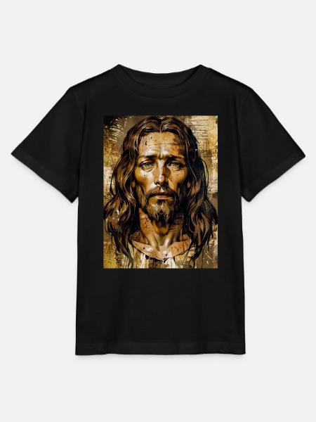 Der leidende Messias - Stanley/Stella Kinder T-Shirt MINI CREATOR - Schwarz