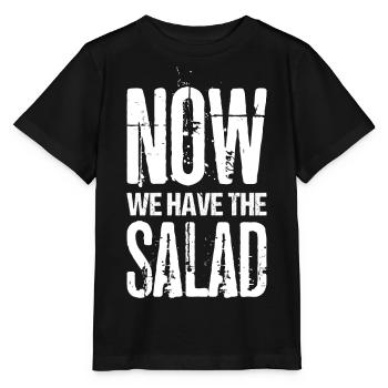 Maintenant, nous avons la salade - T-shirt bio MINI CREATOR Stanley/Stella Enfant - noir - Devant - Mikhail (115cm)