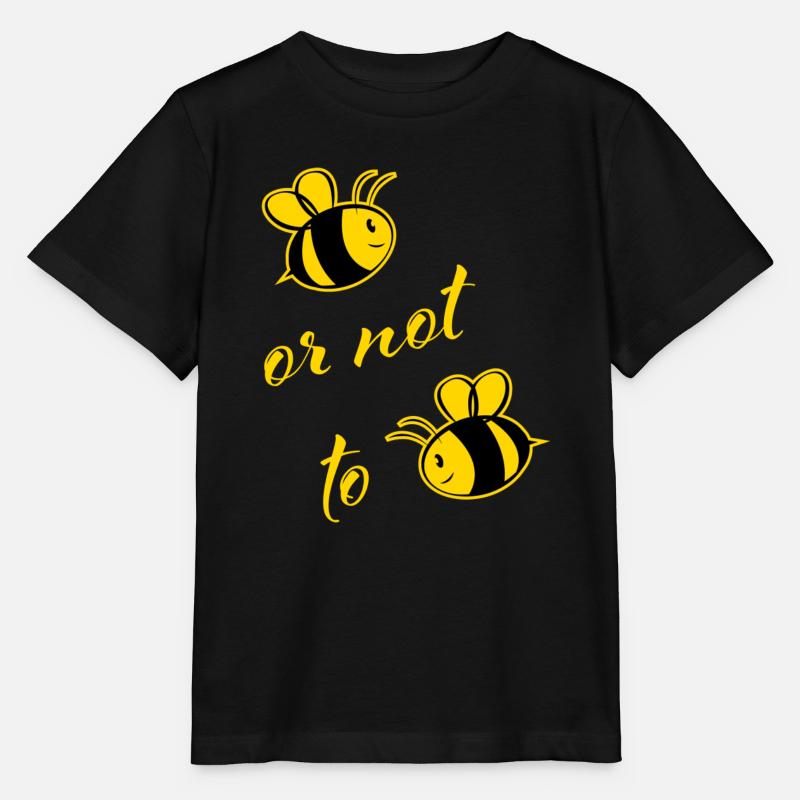 Bee ore not to Bee - Stanley/Stella Kinder T-Shirt MINI CREATOR  - Schwarz