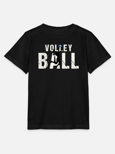 Cooles Volleyball Geschenk - Stanley/Stella Kinder T-Shirt MINI CREATOR  - Schwarz