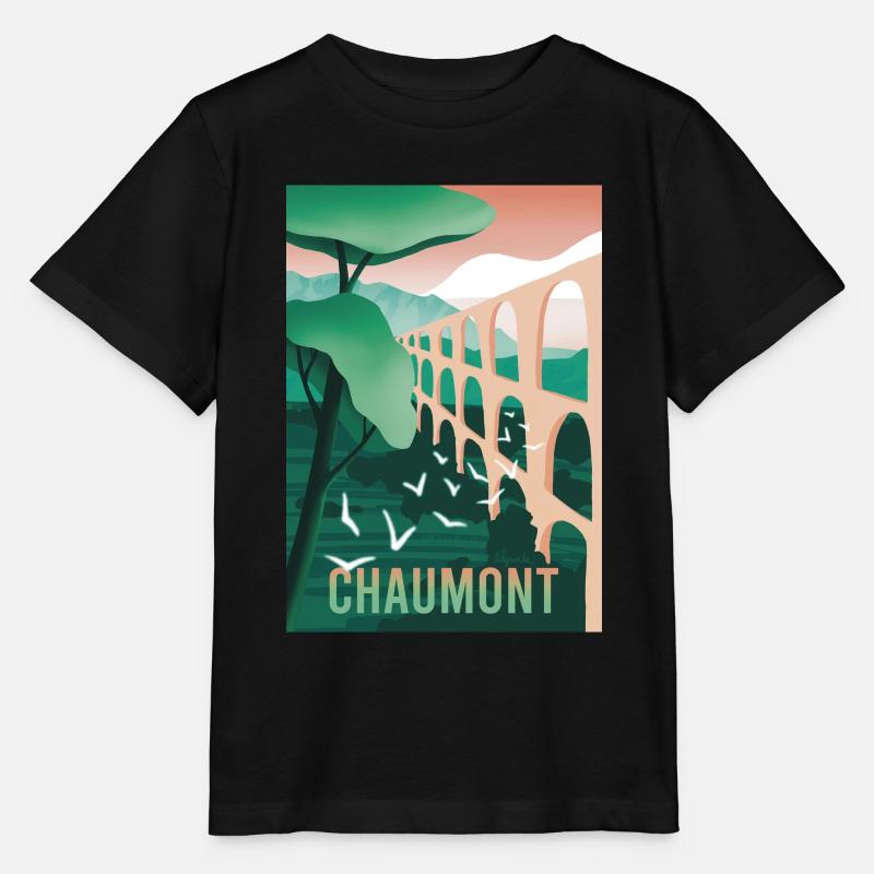 Chaumont Haute-Marne - T-shirt bio MINI CREATOR Stanley/Stella Enfant - noir