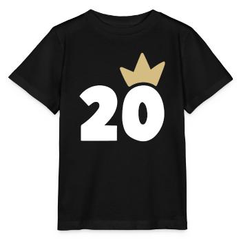 20 Krone Nummer 30 - Stanley/Stella Kinder T-Shirt MINI CREATOR  - Schwarz - Vorne - Mikhail (115cm)