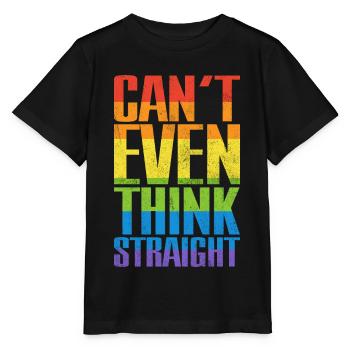 Je ne peux même pas penser à l’arc-en-ciel LGBTQ de la Gay Pride hétéro - T-shirt bio MINI CREATOR Stanley/Stella Enfant - noir - Devant - Mikhail (115cm)