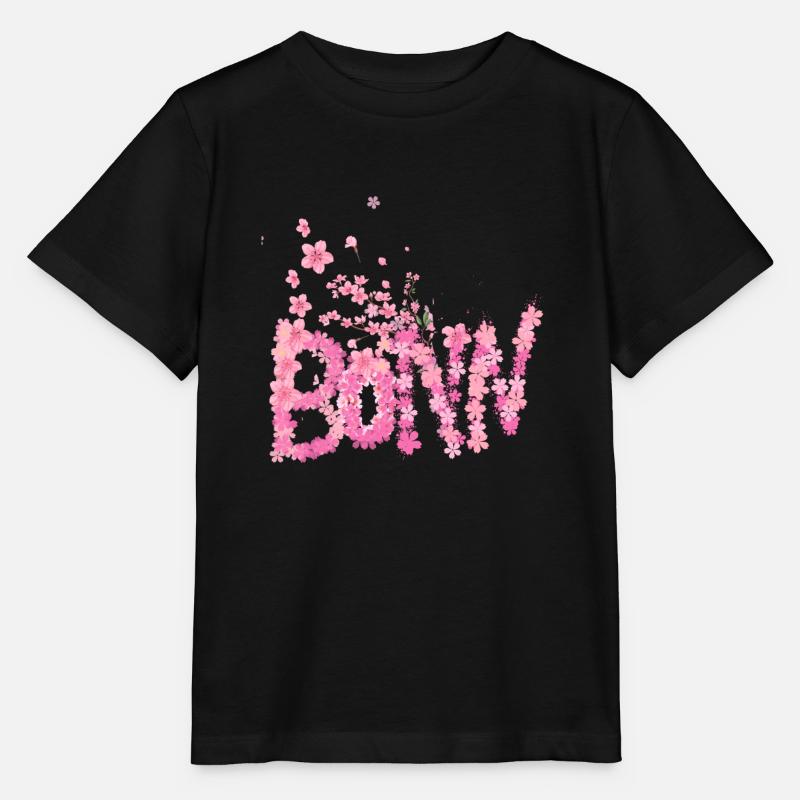 Kirschblüte,blumen,blüte,Blume - Stanley/Stella Kinder T-Shirt MINI CREATOR  - Schwarz