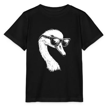 Lunettes de soleil Cool Swan Été - T-shirt bio MINI CREATOR Stanley/Stella Enfant - noir - Devant - Mikhail (115cm)