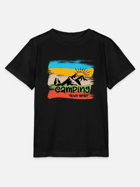 Camping down under - Stanley/Stella Kinder T-Shirt MINI CREATOR  - Schwarz
