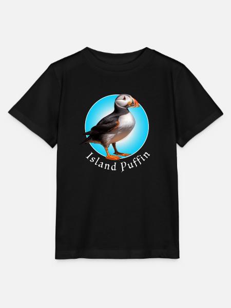 Island Puffin - Stanley/Stella Kinder T-Shirt MINI CREATOR  - Schwarz