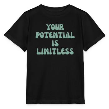 Votre potentiel est illimité - T-shirt bio MINI CREATOR Stanley/Stella Enfant - noir - Devant - Mikhail (115cm)