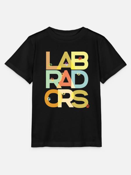 Labrador Hund Labradore - Stanley/Stella Kinder T-Shirt MINI CREATOR  - Schwarz