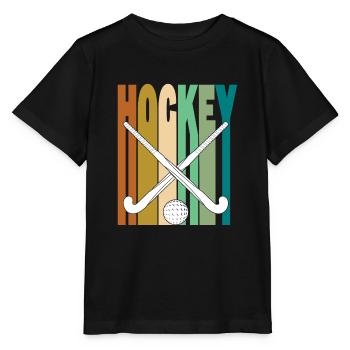 Feldhockey Retro - Stanley/Stella Kinder T-Shirt MINI CREATOR  - Schwarz - Vorne - Mikhail (115cm)