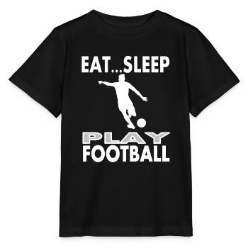 Fußballspielen Fußballfeld Fußballfan Geschenkidee - Stanley/Stella Kinder T-Shirt MINI CREATOR  - Schwarz - Vorne - Mikhail (115cm)