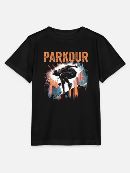 Parkour Urban - Stanley/Stella Kinder T-Shirt MINI CREATOR  - Schwarz