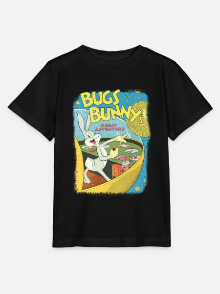 Looney Tunes Bugs Bunny Abenteuer Vintage - Stanley/Stella T-shirt MINI CREATOR til børn - sort