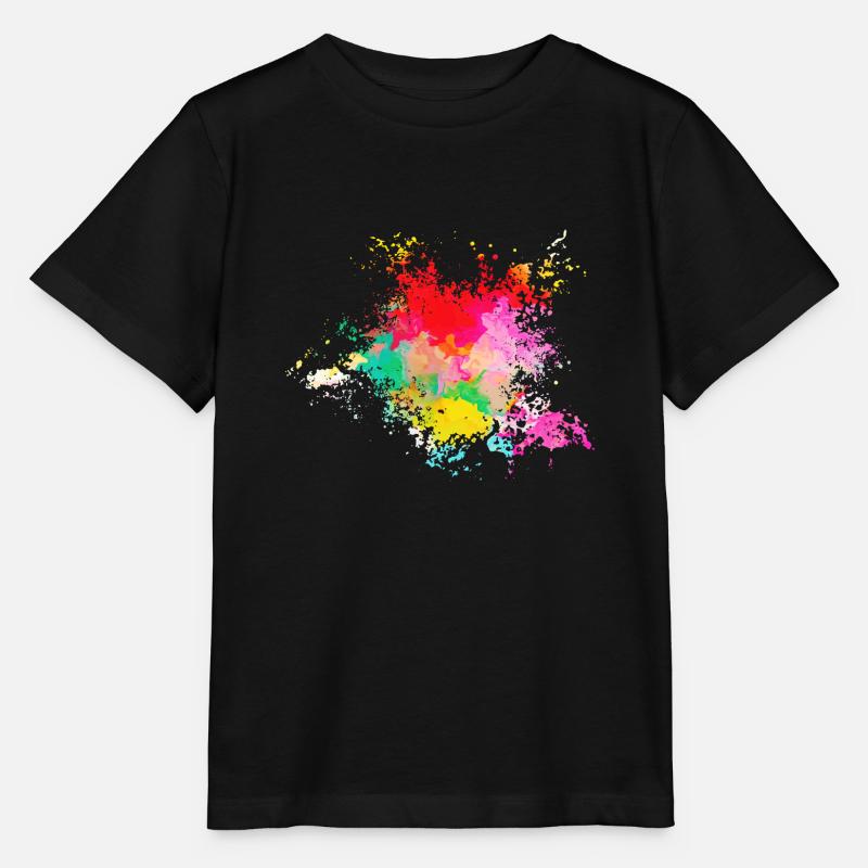 Psychedelic - Stanley/Stella MINI CREATOR Kids’ T-Shirt - black