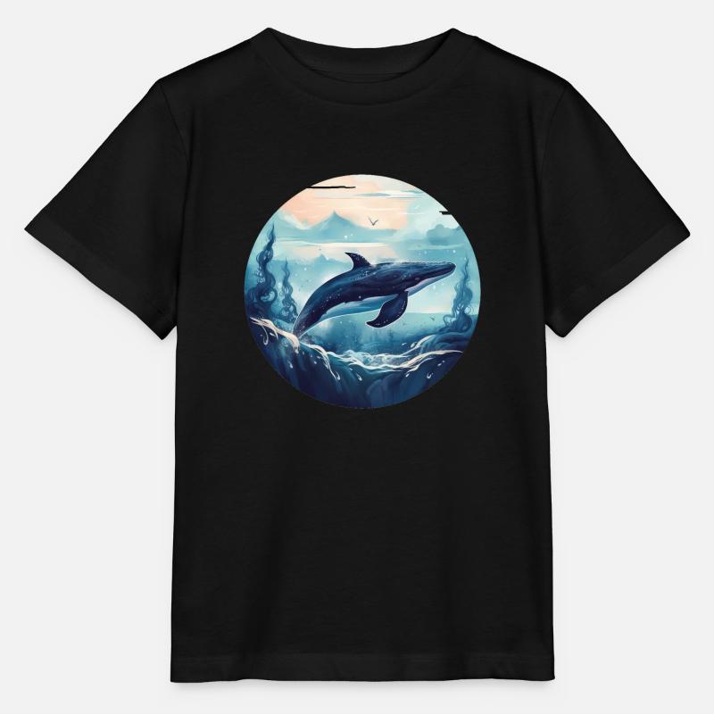 Baleine - T-shirt bio MINI CREATOR Stanley/Stella Enfant - noir