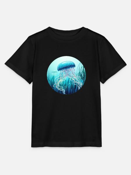 Qualle - Stanley/Stella Kinder T-Shirt MINI CREATOR  - Schwarz