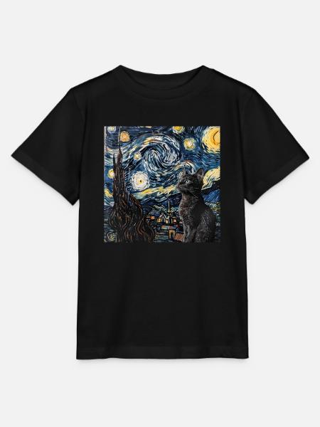 Katze, katzenmotiv - Stanley/Stella Kinder T-Shirt MINI CREATOR  - Schwarz