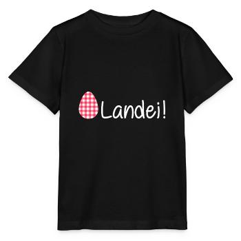 landei (white) - Stanley/Stella Kinder T-Shirt MINI CREATOR  - Schwarz - Vorne - Mikhail (115cm)