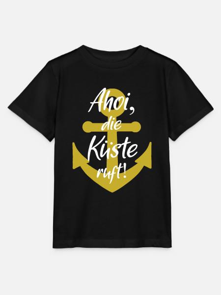 Ahoi die Küste ruft - Anker - Stanley/Stella Kinder T-Shirt MINI CREATOR - Schwarz