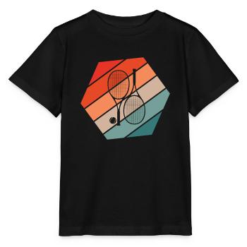 Tennis Sport Tennis Match Saying - Stanley/Stella MINI CREATOR Kids’ T-Shirt - black - Front - Mikhail (115cm)