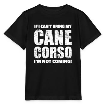 Cane Corso - T-shirt bio MINI CREATOR Stanley/Stella Enfant - noir - Devant - Mikhail (115cm)