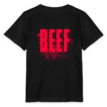 bœuf - T-shirt bio MINI CREATOR Stanley/Stella Enfant - noir - Devant - Mikhail (115cm)