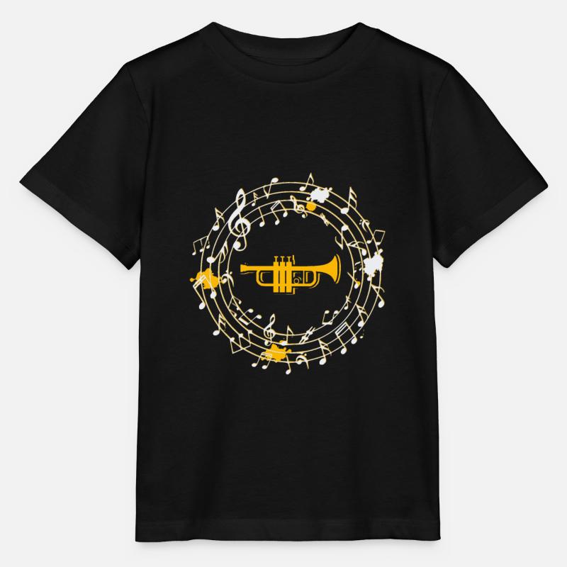 Trompette - T-shirt bio MINI CREATOR Stanley/Stella Enfant - noir