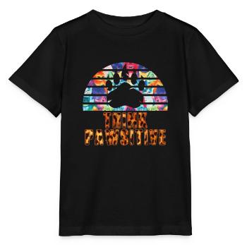 Denken Sie pawsitive - Stanley/Stella Kinder T-Shirt MINI CREATOR  - Schwarz - Vorne - Mikhail (115cm)