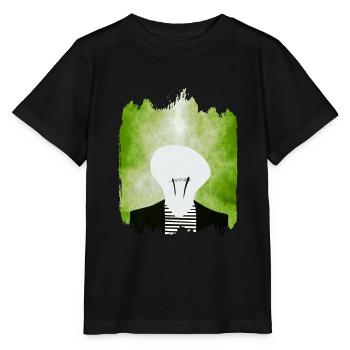 light bulb man - Stanley/Stella MINI CREATOR Kids’ T-Shirt - black - Front - Mikhail (115cm)