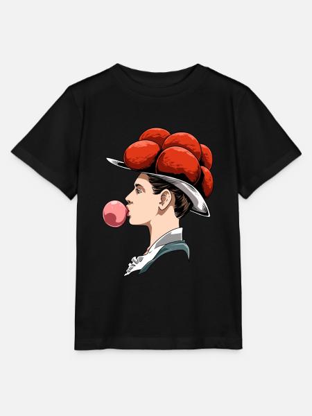Bollenhut Kaugummi Schwarzwald für einen - Stanley/Stella Kinder T-Shirt MINI CREATOR - Schwarz
