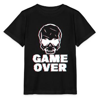 Game Over Glitch - Stanley/Stella Kinder T-Shirt MINI CREATOR  - Schwarz - Vorne - Mikhail (115cm)