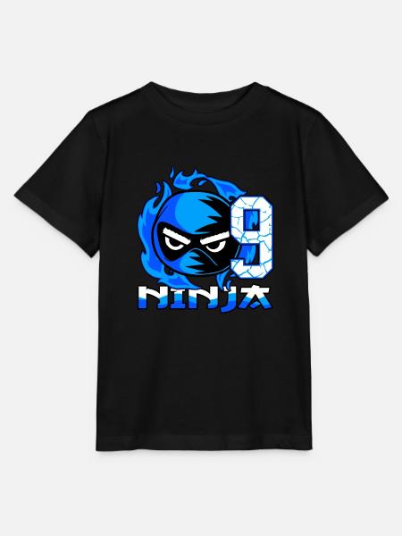 Kinder 9. Geburtstag Junge 9 Jahre alt Ninja - Stanley/Stella Kinder T-Shirt MINI CREATOR  - Schwarz