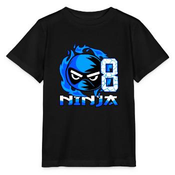 Kinder 8. Geburtstag Junge 8 Jahre alt Ninja - Stanley/Stella Kinder T-Shirt MINI CREATOR  - Schwarz - Vorne - Mikhail (115cm)