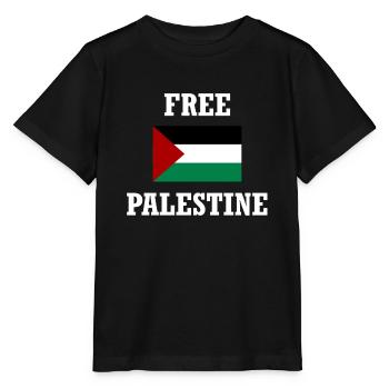 Befreit Palästina - Stanley/Stella Kinder T-Shirt MINI CREATOR  - Schwarz - Vorne - Mikhail (115cm)