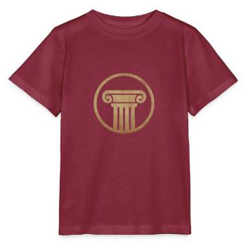 Pilier ancien - T-shirt bio MINI CREATOR Stanley/Stella Enfant - bordeaux - Devant - Kain (125cm)