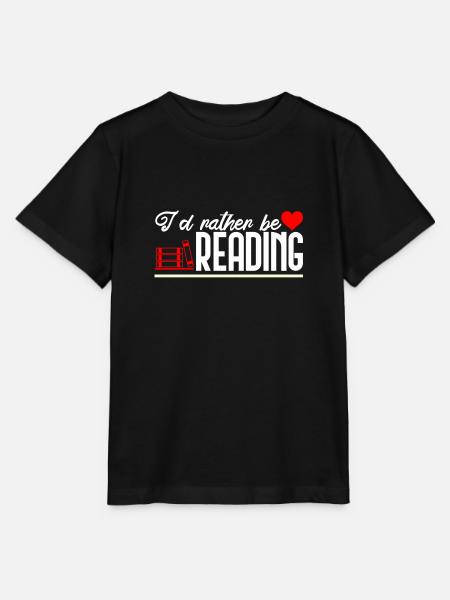 Ich Liebe Bücher Lesen - Stanley/Stella Kinder T-Shirt MINI CREATOR - Schwarz