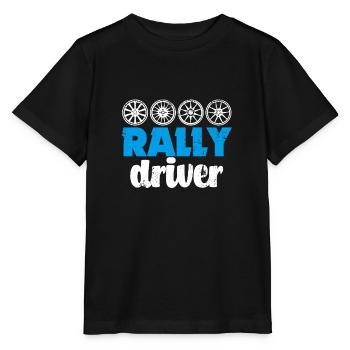 rally driver - Stanley/Stella MINI CREATOR Kids’ T-Shirt - black - Front - Mikhail (115cm)