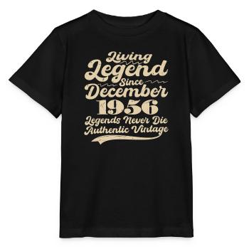 Il était une fois une légende. Décembre 1956 Naissance - T-shirt bio MINI CREATOR Stanley/Stella Enfant - noir - Devant - Mikhail (115cm)