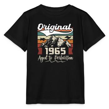 1965 - Cadeau né en 1965 - T-shirt bio MINI CREATOR Stanley/Stella Enfant - noir - Devant - Mikhail (115cm)