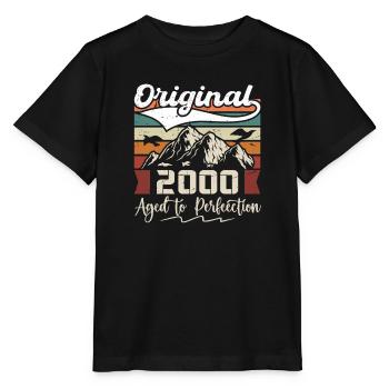 2000 - Cadeau né en 2000 - T-shirt bio MINI CREATOR Stanley/Stella Enfant - noir - Devant - Mikhail (115cm)