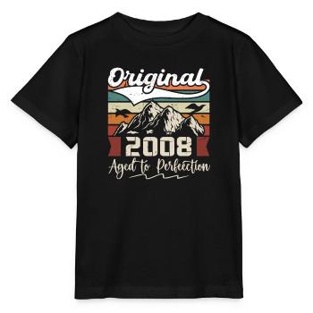 2008 - Cadeau né en 2008 - T-shirt bio MINI CREATOR Stanley/Stella Enfant - noir - Devant - Mikhail (115cm)