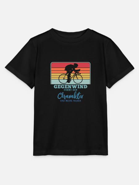 Fahrrad Radfahrer Retro Rennen Fahrradfahrer - Stanley/Stella Kinder T-Shirt MINI CREATOR  - Schwarz