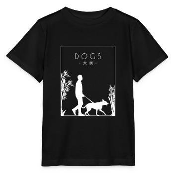 Dogs Chinese Hanzi Rüde Vierbeiner Wauwau - Stanley/Stella Kinder T-Shirt MINI CREATOR  - Schwarz - Vorne - Mikhail (115cm)