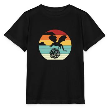 PnP RPG Jeu de rôle Tabletop Maître de jeu Pen - T-shirt bio MINI CREATOR Stanley/Stella Enfant - noir - Devant - Mikhail (115cm)